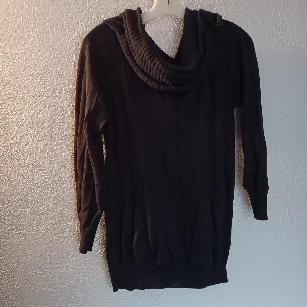 NY&CO Black Cowl Sweater